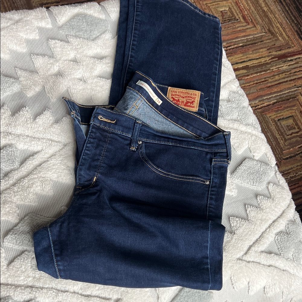 Levi's Dark Blue Women's shaping Boot Cut Jeans